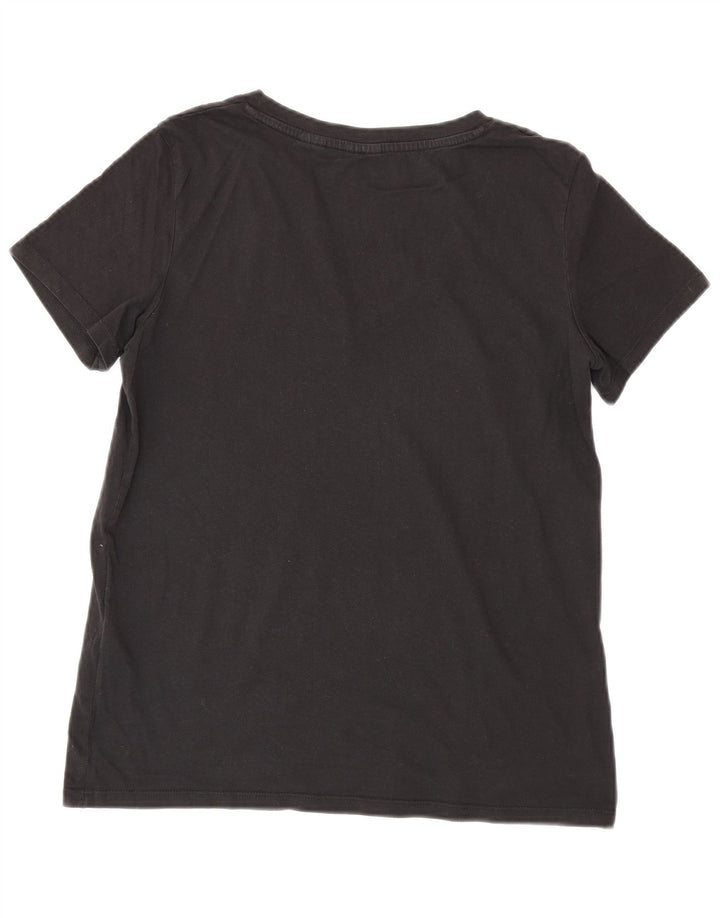 LEVI'S Womens Oversized T-Shirt Top UK 10 Small Black Cotton