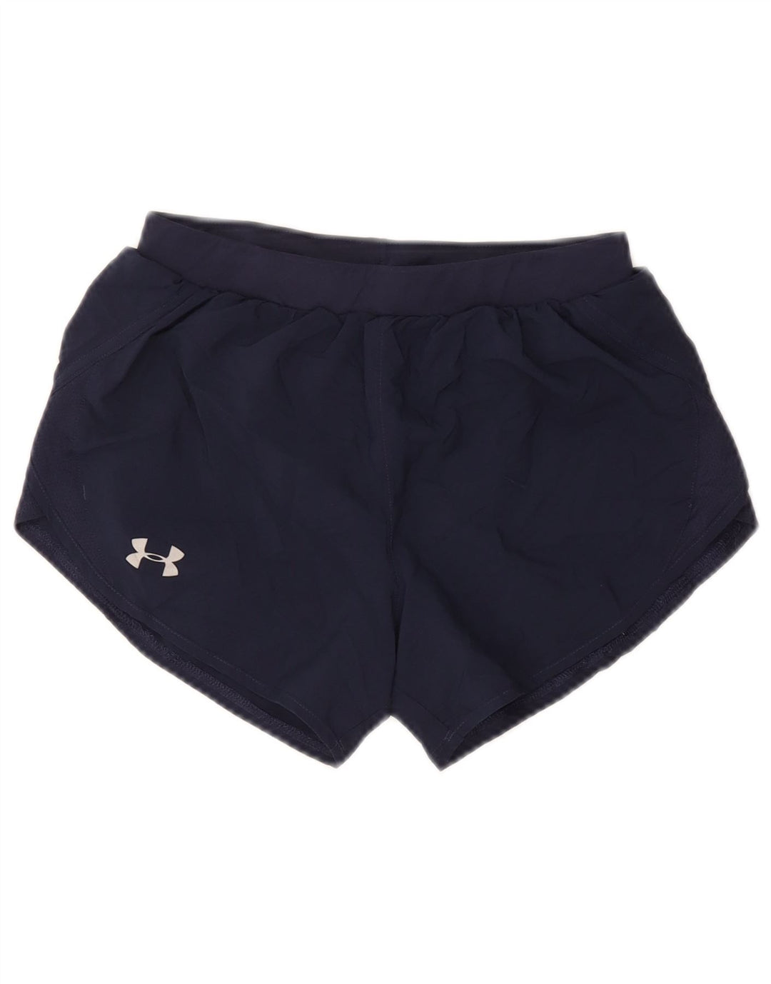 UNDER ARMOUR Womens Heat Gear Sport Shorts UK 4 XS Navy Blue
