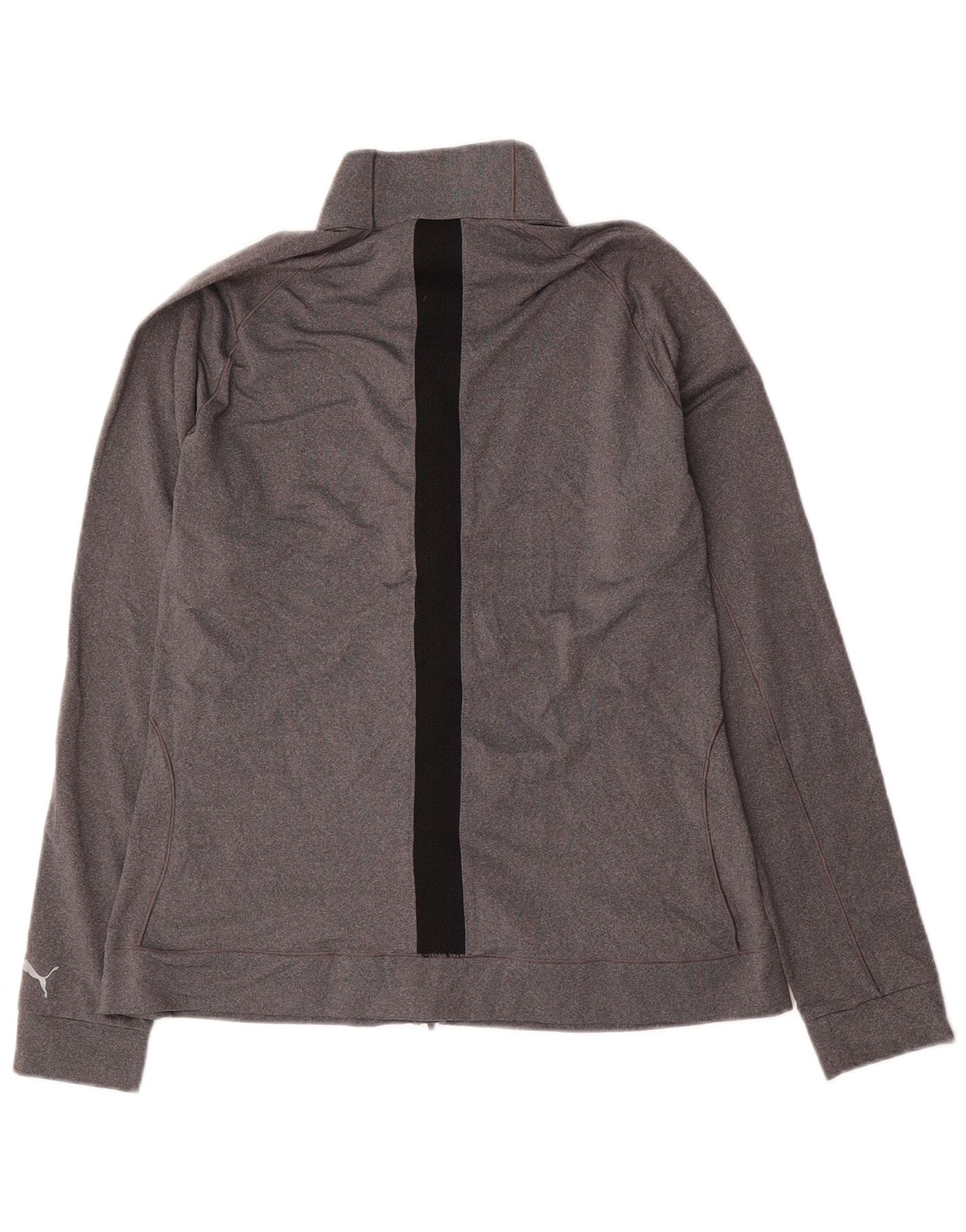 Puma Womens Tracksuit Top Jacket UK 16 Large Grey Colourblock