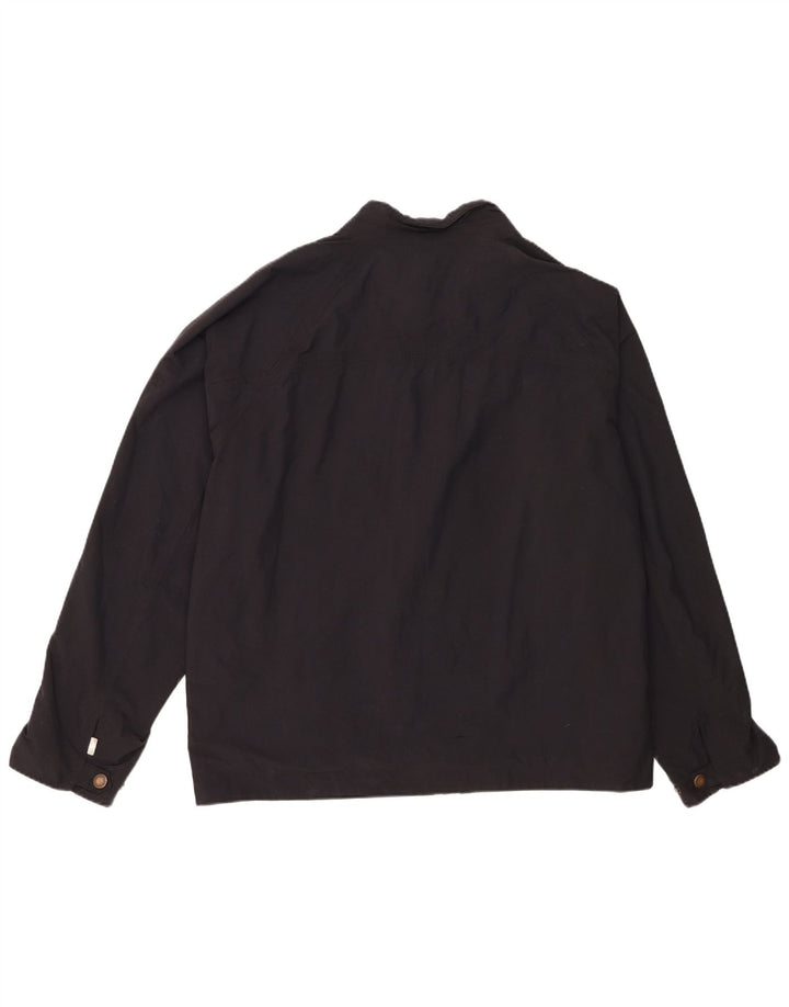 Timberland Mens Waterproof Jacket UK 44 2XL Black Nylon