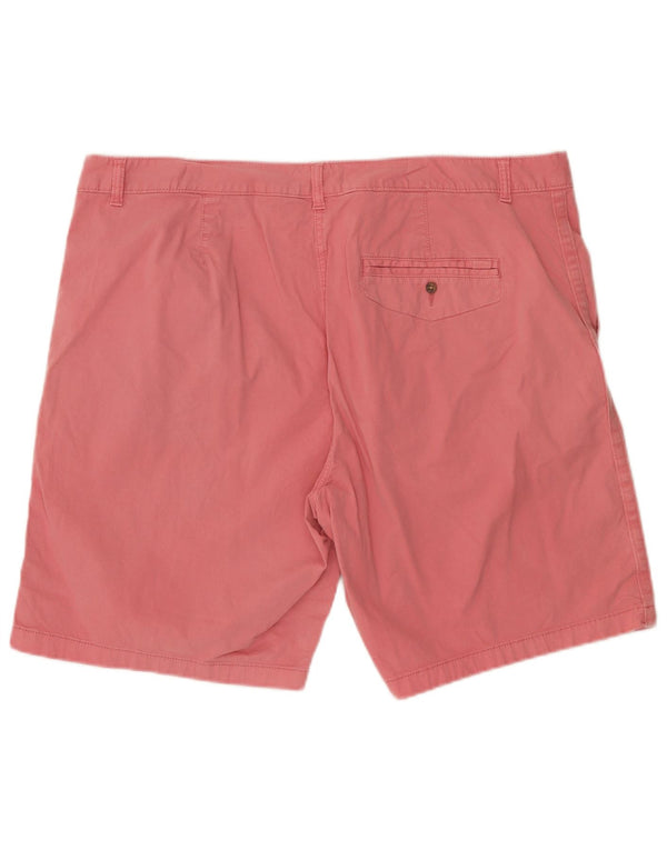 Marks & Spencer Womens Chino Shorts UK 20 2XL W40  Pink Cotton