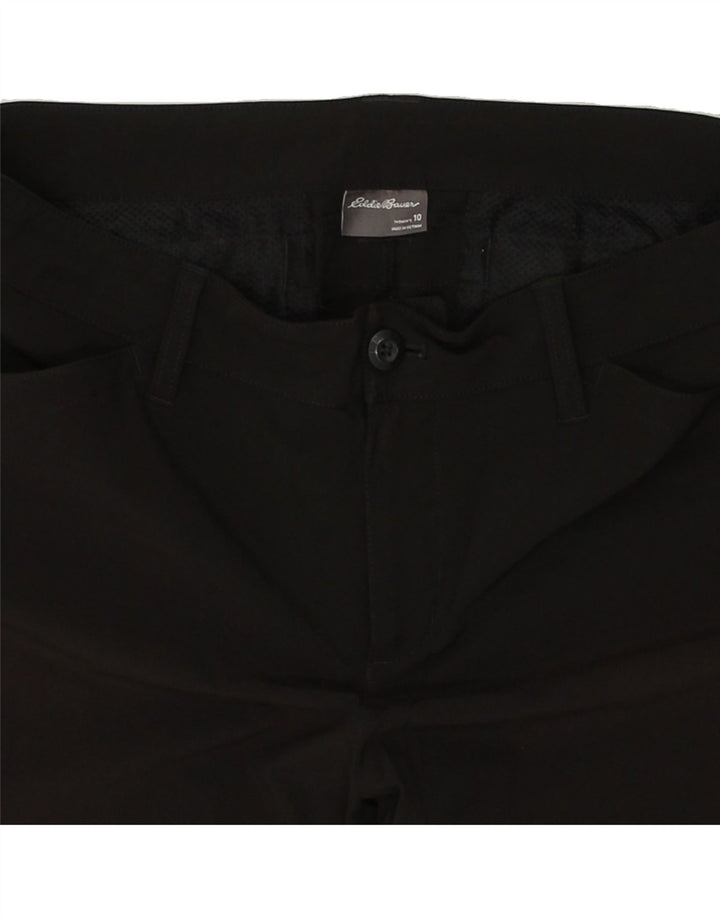 EDDIE BAUER Womens Casual Shorts US 10 Large W32 Black Polyester | Vintage Eddie Bauer | Thrift | Second-Hand Eddie Bauer | Used Clothing | Messina Hembry 