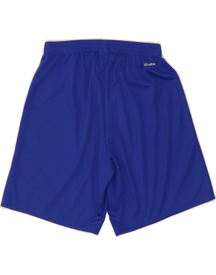 ADIDAS Mens Climalite Sport Shorts Small Blue Vintage Adidas and Second-Hand Adidas from Messina Hembry 