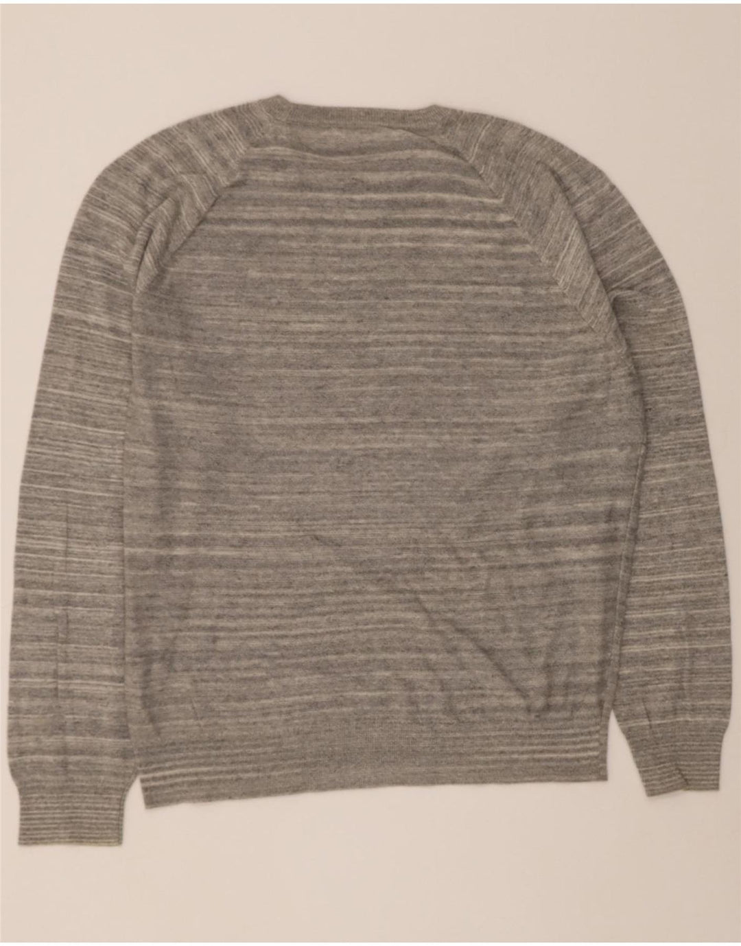 J. CREW Mens Crew Neck Jumper Sweater Large Grey Cotton Vintage J. Crew and Second-Hand J. Crew from Messina Hembry 
