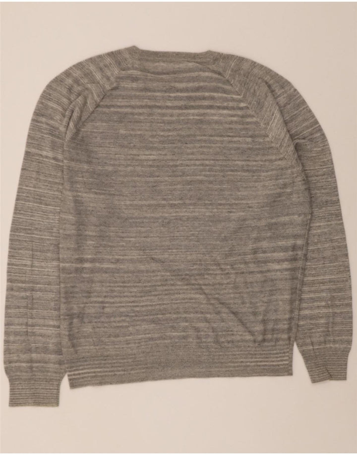 J. CREW Mens Crew Neck Jumper Sweater Large Grey Cotton Vintage J. Crew and Second-Hand J. Crew from Messina Hembry 
