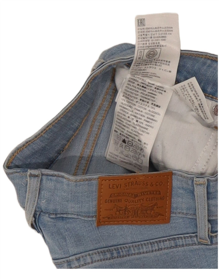 Levi's Womens Skinny Jeans W26 L30 Blue Lyocell