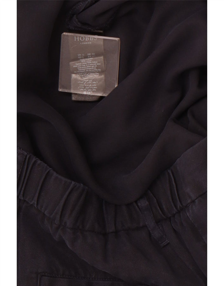 HOBBS Womens Straight Chino Trousers UK 12 Medium W30 L28 Navy Blue