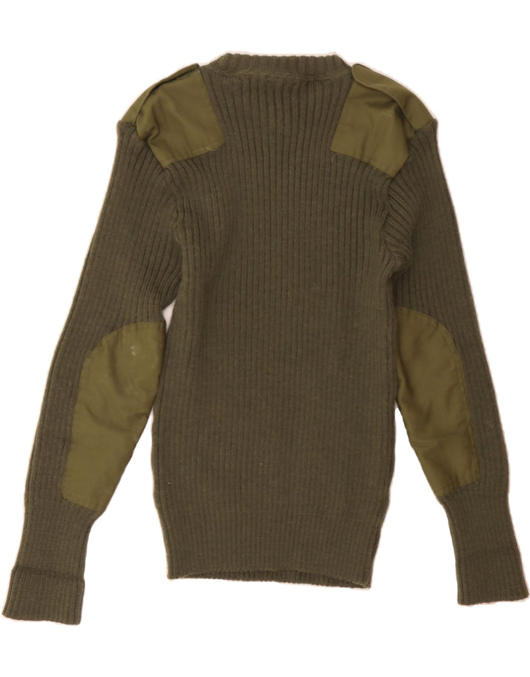 VINTAGE Mens Crew Neck Jumper Sweater Large Khaki Vintage Vintage and Second-Hand Vintage from Messina Hembry 