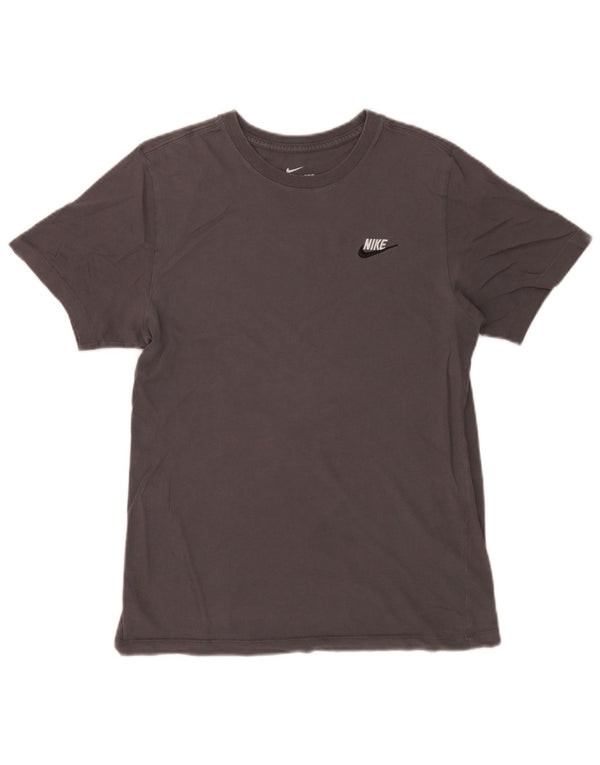 Nike Mens T-Shirt Top Small Grey Cotton