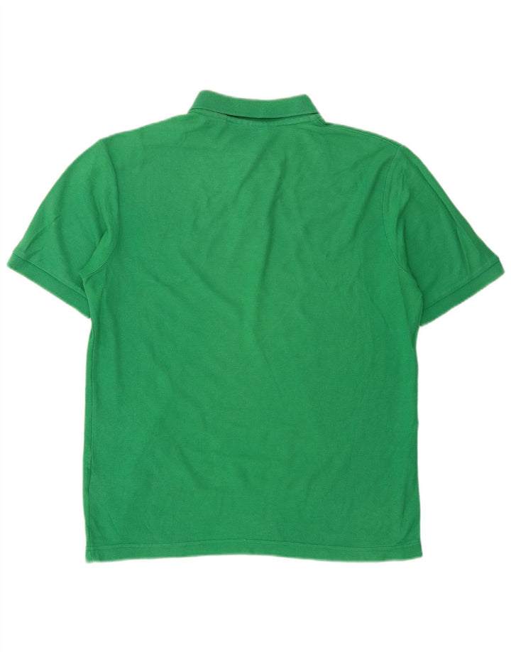 Fila Mens Polo Shirt Small Green Cotton