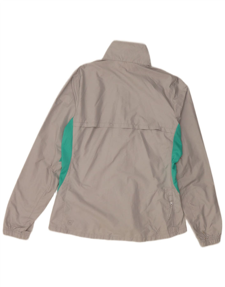 PUMA Womens Tracksuit Top Jacket UK 12 Medium  Grey Colourblock Polyester