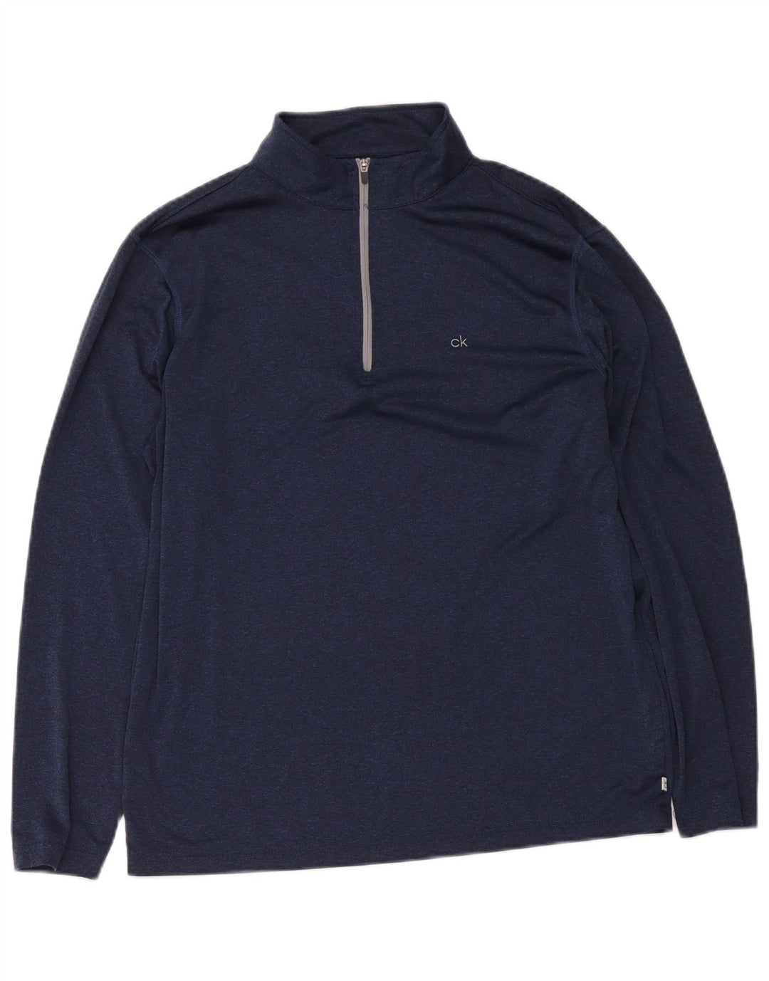 Calvin Klein Mens Golf Zip Neck Pullover Tracksuit Top Large Navy Blue