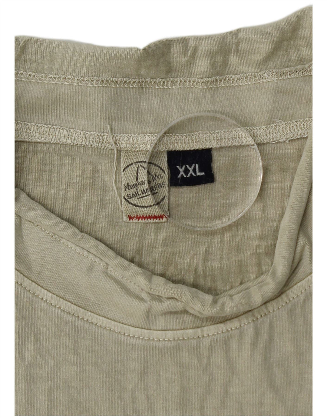 Murphy & Nye Mens Marine Heritage Graphic Top Long Sleeve 2XL Khaki Cotton