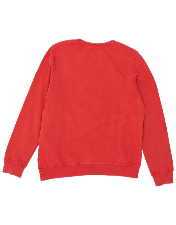 Levi's Boys Graphic Sweatshirt Jumper 15-16 Years Red Cotton