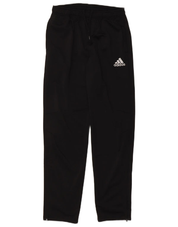 Adidas Boys Tracksuit Trousers 13-14 Years   Black Polyester