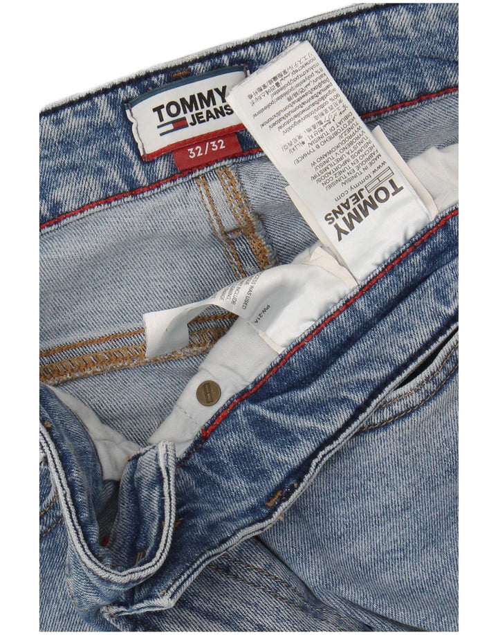 TOMMY HILFIGER Mens Slim Jeans W32 L32 Blue Cotton