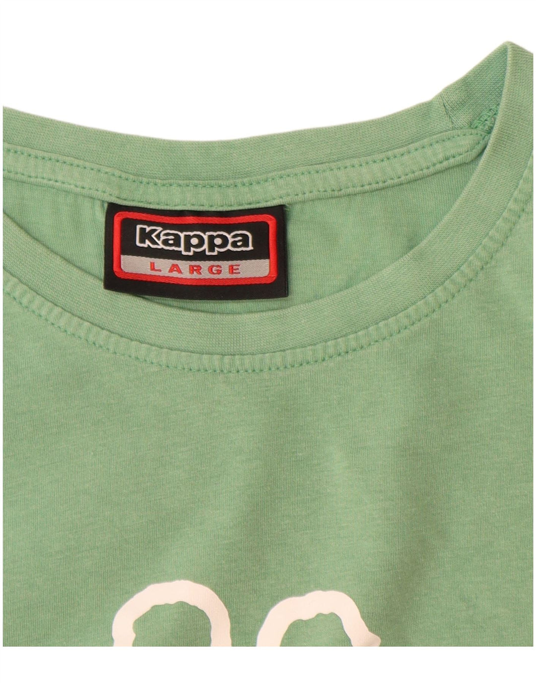 KAPPA Mens Graphic T-Shirt Top Large Green