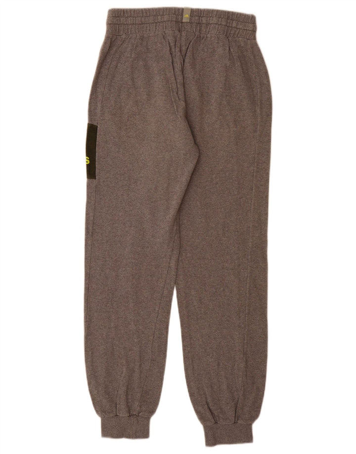 Adidas Mens Tracksuit Trousers Joggers UK 36/38 Small Grey Cotton