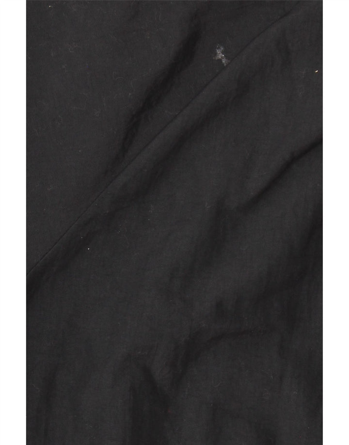 REEBOK Mens Tracksuit Top Jacket Small Black Colourblock Polyester