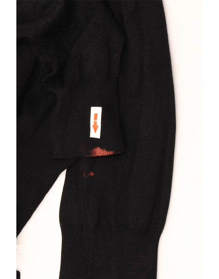 Marks & Spencer Womens Cardigan Sweater UK 12 Medium Black
