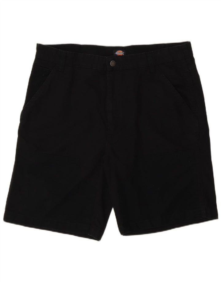DICKIES Mens Chino Shorts W36 Large Black Cotton