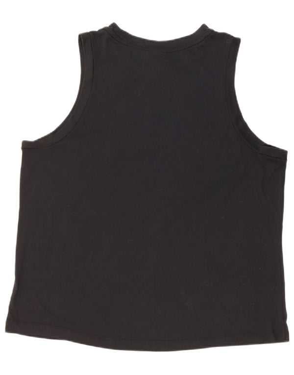 NIKE Womens Graphic Vest Top UK 16 Large Black