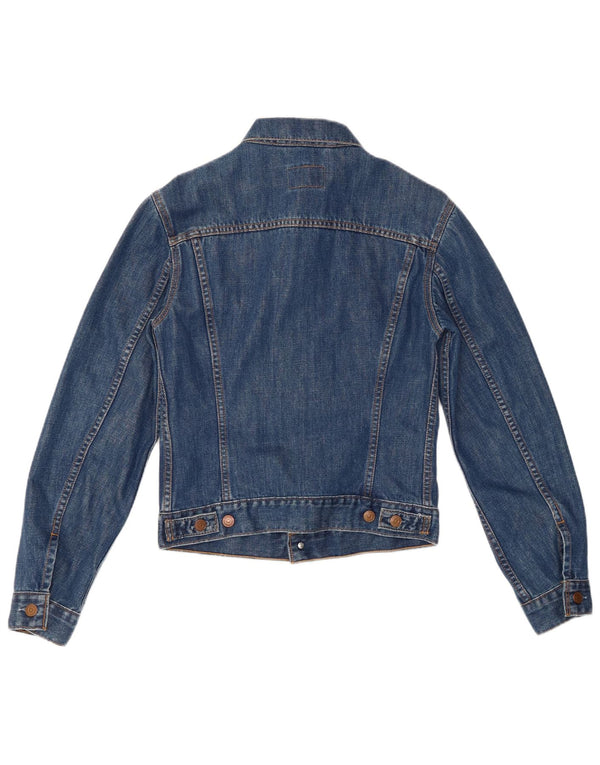 LEVI'S Girls Denim Jacket 10-11 Years Medium Blue Cotton