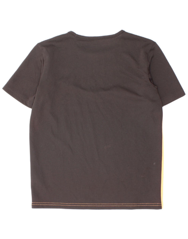 Puma Boys T-Shirt Top 11-12 Years Black Colourblock Polyester
