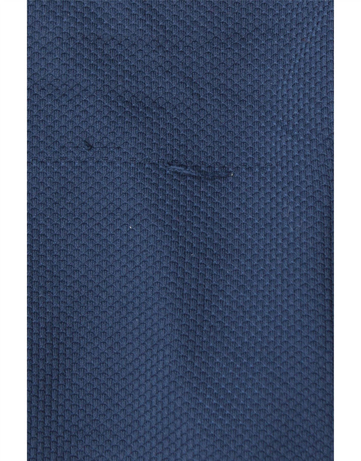 UNDER ARMOUR Mens Cold Gear Button Neck Sweatshirt Jumper Medium Navy Blue