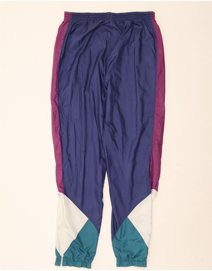 LEOPARD Mens Tracksuit Trousers Joggers UK 42/44 Large Navy Blue