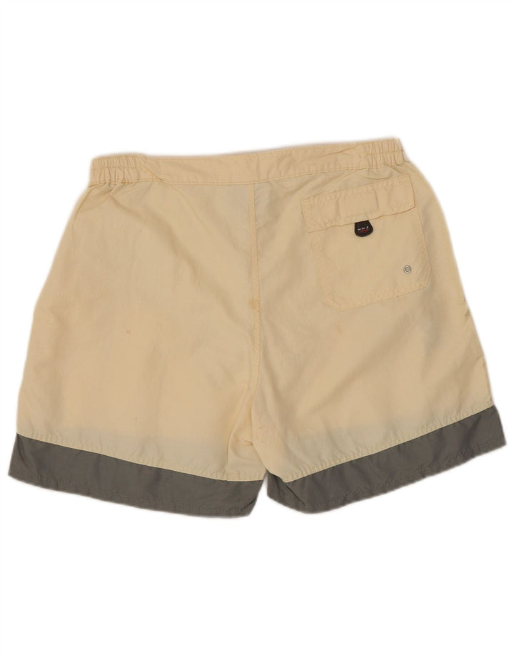 North Sails Mens Graphic Swimming Shorts Medium Off White Colourblock