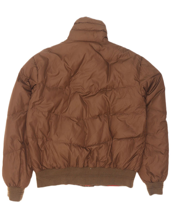 North Sails Mens Padded Jacket UK 44 2XL Brown Polyamide