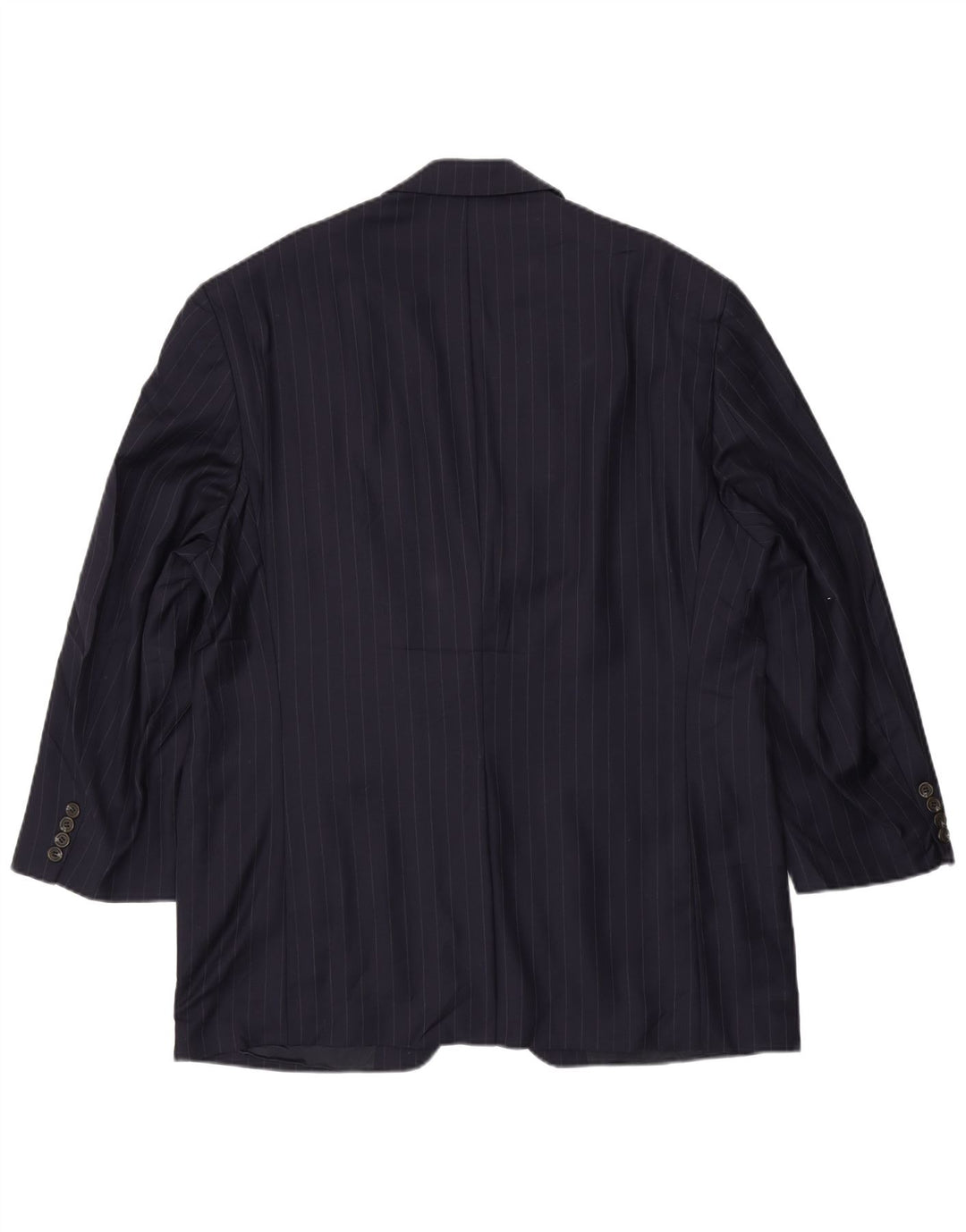 Chaps Ralph Lauren Mens Blazer Jacket UK 46 2XL Navy Blue Pinstripe