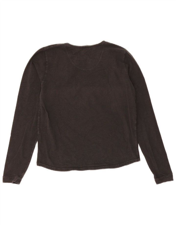 Nike Womens Top Long Sleeve US 4/6 Small Black Cotton