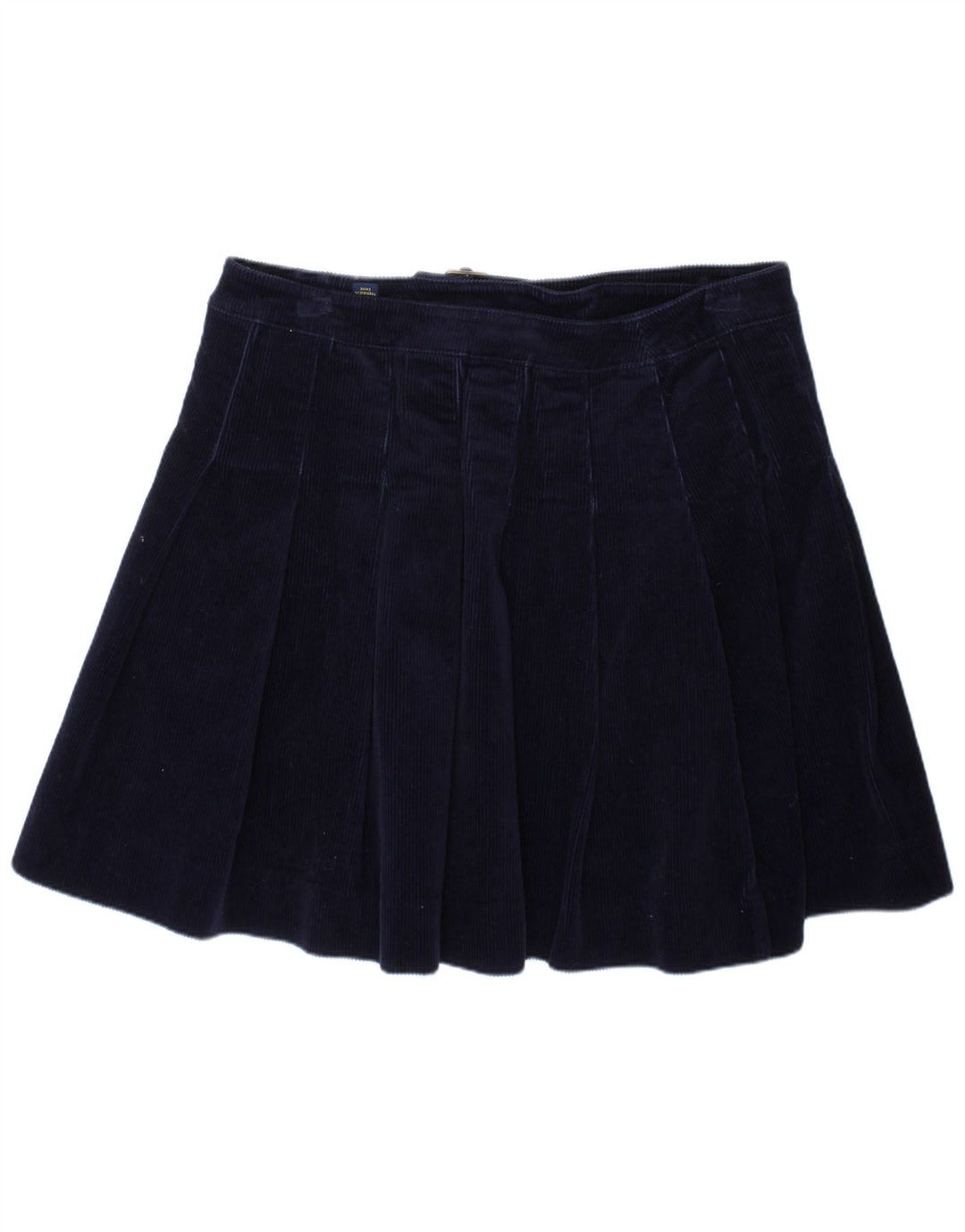 POLO RALPH LAUREN Girls Corduroy Skirt 11-12 Years W28  Navy Blue Cotton