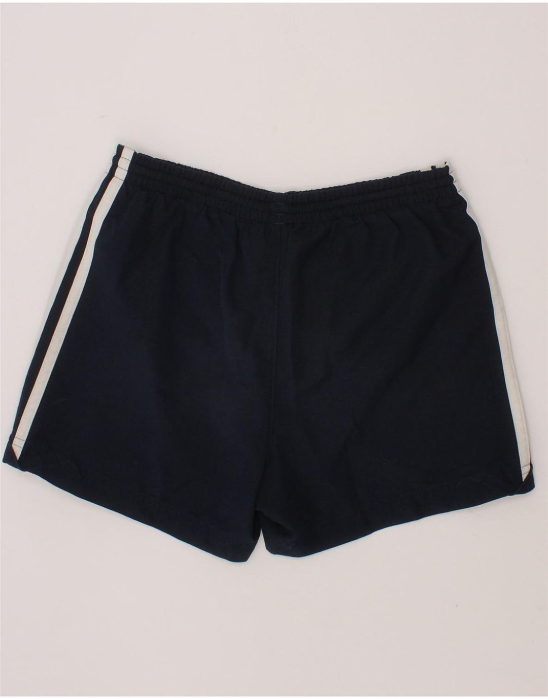 ADIDAS Boys Sport Shorts 7-8 Years  Navy Blue Polyester Vintage Adidas and Second-Hand Adidas from Messina Hembry 