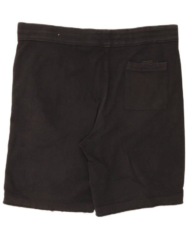 Aeropostale Mens Graphic Sport Shorts XL Black Cotton