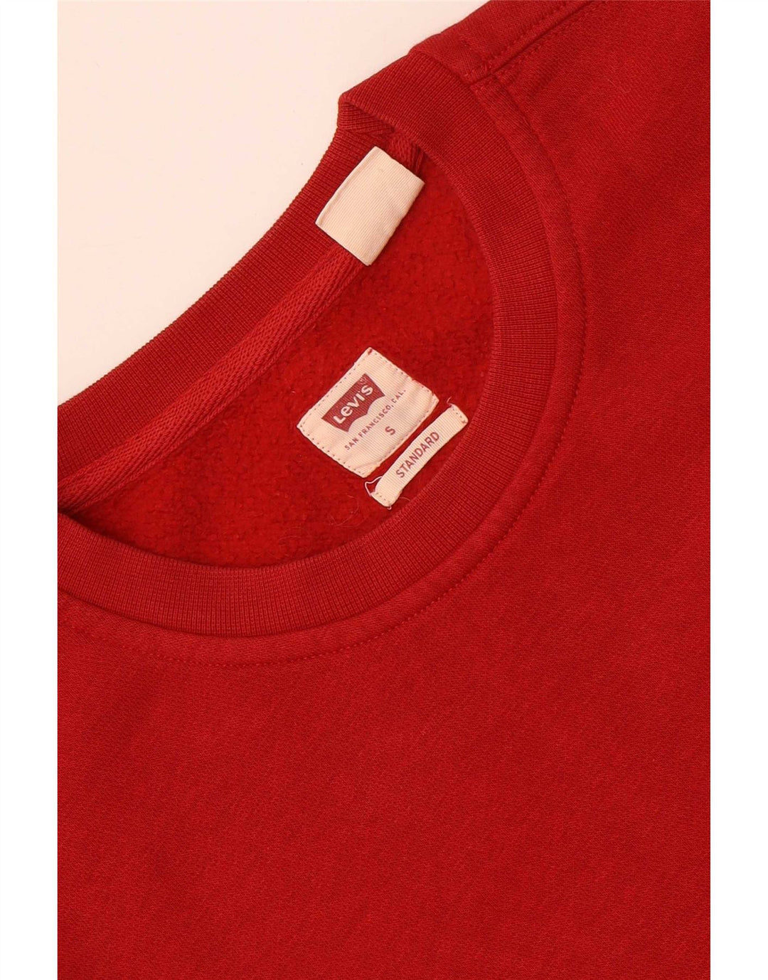 Levi's Mens Standard Sweatshirt Jumper Small Red
