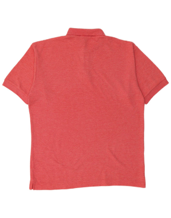 FILA Mens Polo Shirt IT 48 Medium Red Cotton