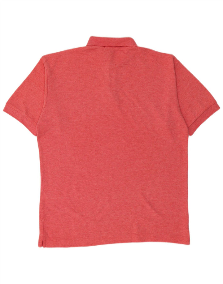 FILA Mens Polo Shirt IT 48 Medium Red Cotton