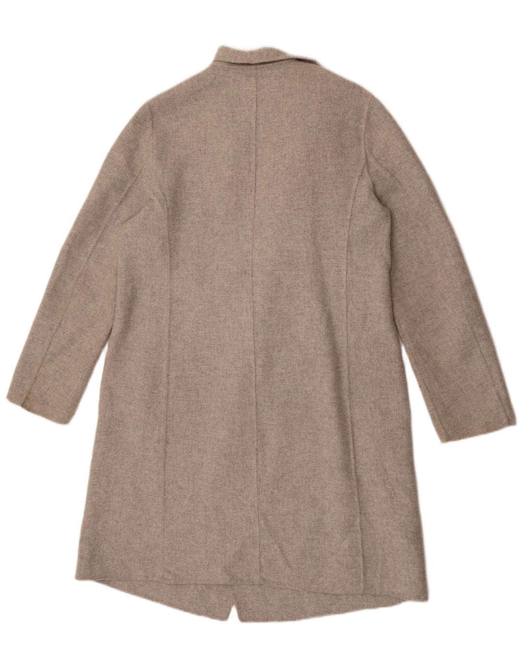 Zara Womens Open Overcoat UK 14 Large Grey