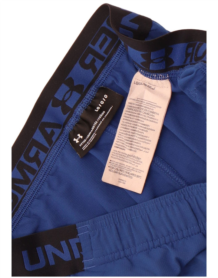 Under Armour Mens Graphic Sport Shorts XL  Blue Polyester