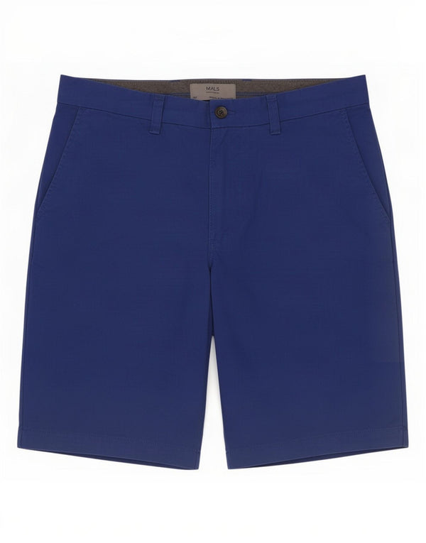 Marks & Spencer Mens Chino Shorts Medium W30 Blue Cotton