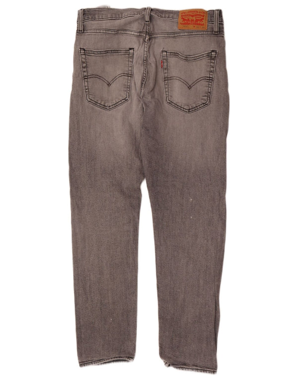 Levi's Mens 512 Slim Tapered Jeans W32 L30 Grey Cotton