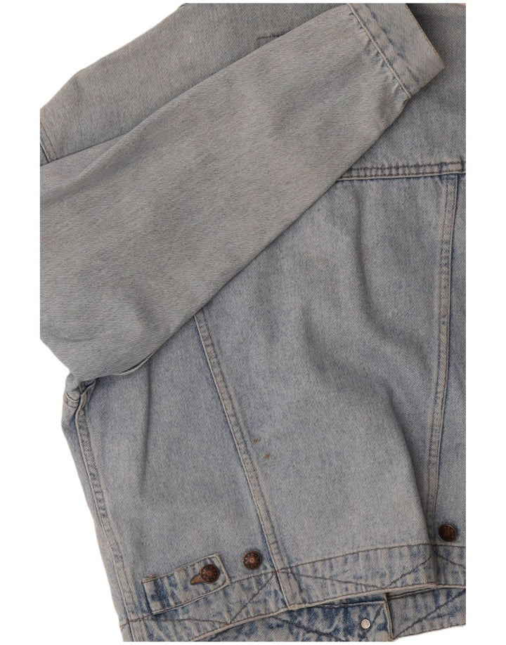 Mash Girls Denim Jacket 14-15 Years Blue Cotton