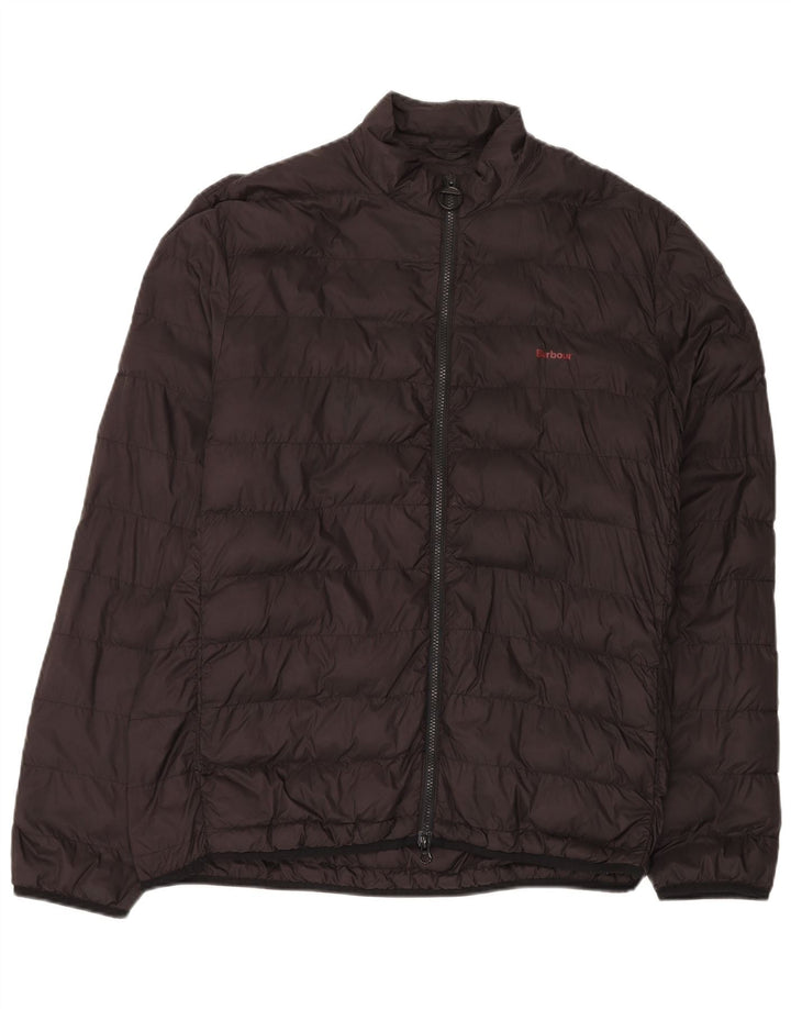 Barbour Mens Padded Jacket UK 42 XL Black Polyamide