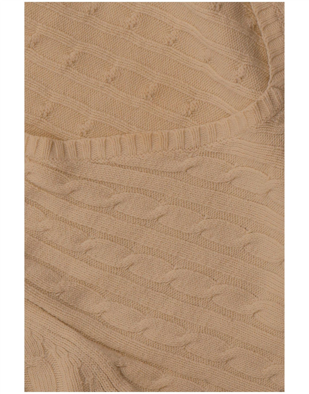 CREW CLOTHING Womens V-Neck Jumper Sweater UK 18 XL Off White Cotton