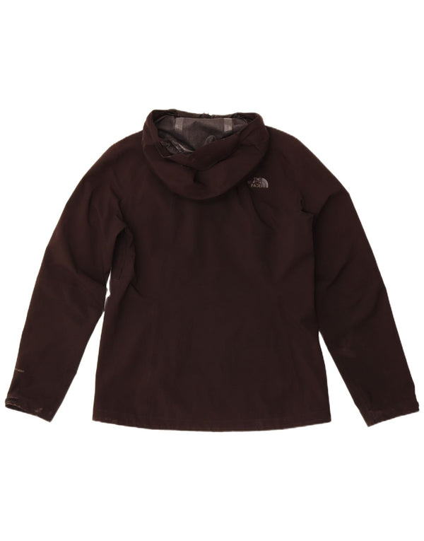 The North Face Mens Hooded Rain Jacket UK 38 Medium Black Polyester