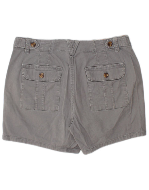 DOCKERS Womens Chino Shorts US 4 Small W28 Grey Cotton