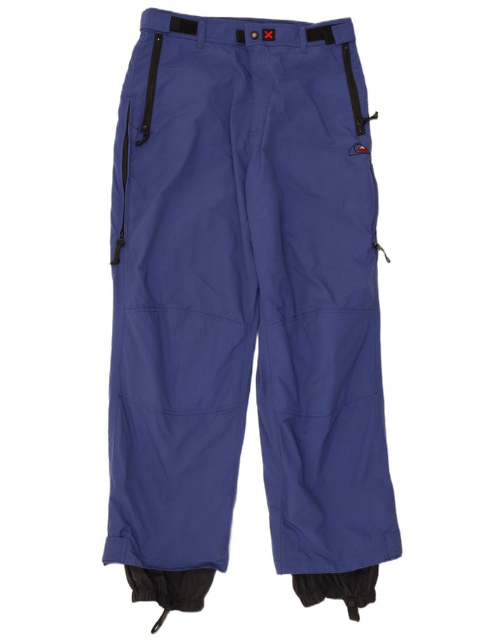 Quiksilver Mens Ski Trousers Large Blue Nylon